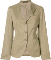 Thumbnail for your product : Tagliatore curved button blazer