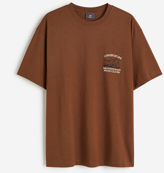 H&M Loose Fit Printed T-shirt