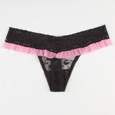 Thumbnail for your product : Polka Dot Lace Thong