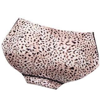 Changeshopping Women Leopard Butt Hip Padded Seamless Enhancer Low Waist Panties (S, )
