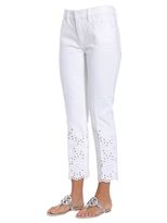 Thumbnail for your product : Tory Burch Meteo Scalloped Cropped Jeans