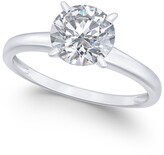 Thumbnail for your product : Arabella Cubic Zirconia (3-1/3 ct. t.w.) Solitaire Engagement Ring in 14k White Gold