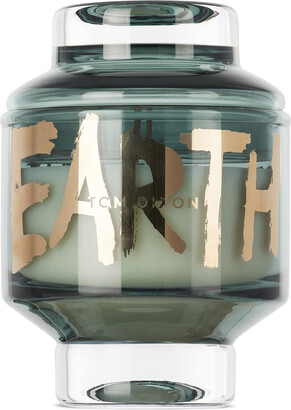 Tom Dixon SSENSE Exclusive Black & Gray Limited Edition TWENTY Medium Earth Candle