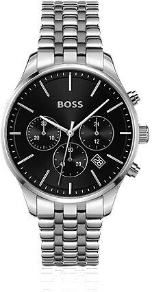 HUGO BOSS Multi-link-bracelet chronograph watch with black dial