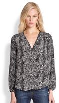 Thumbnail for your product : Joie Padma Printed Silk Blouse