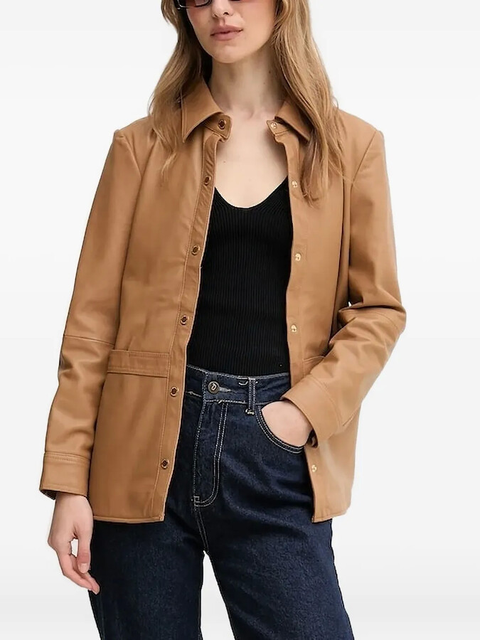 Pedro Del Hierro Leather Jacket