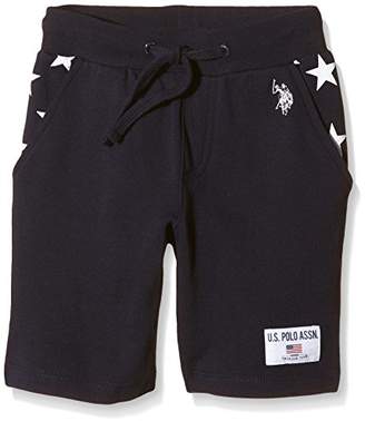 U.S. Polo Assn. U.S. Polo Assn. Kids' Stars-Stripes Shorts, Blue (Blu (177), 4