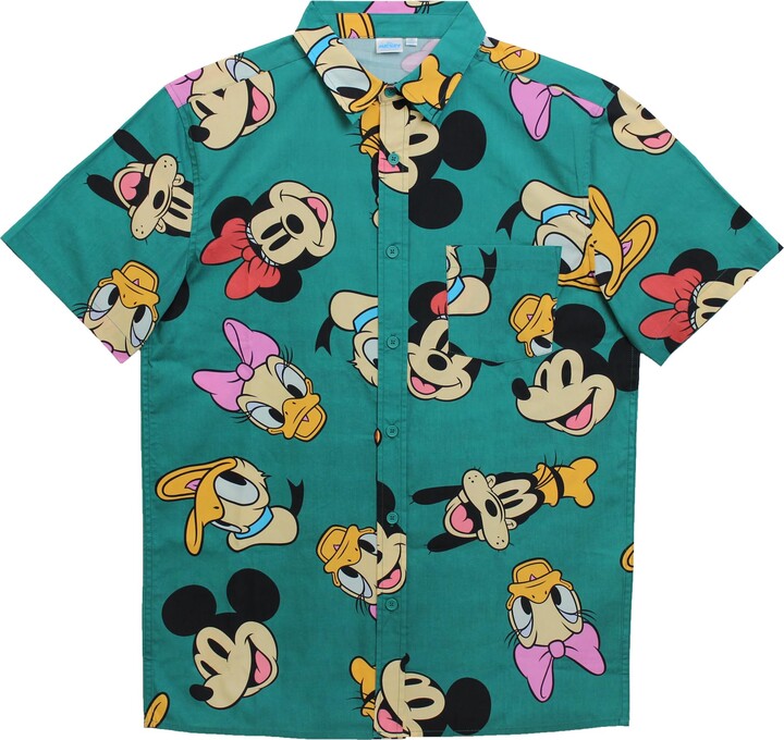 Disney Men's Mickey and Friends Button Down Shirt - ShopStyle