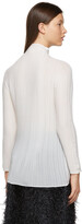 Thumbnail for your product : Issey Miyake White Wooly Pleats Turtleneck