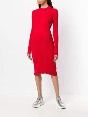 Maison Margiela ribbed fitted dress