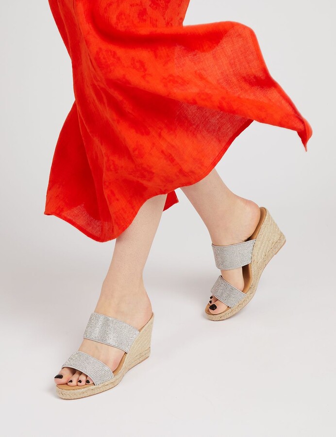 Jones Bootmaker Leather Wedge Heel Espadrille Sandals ShopStyle