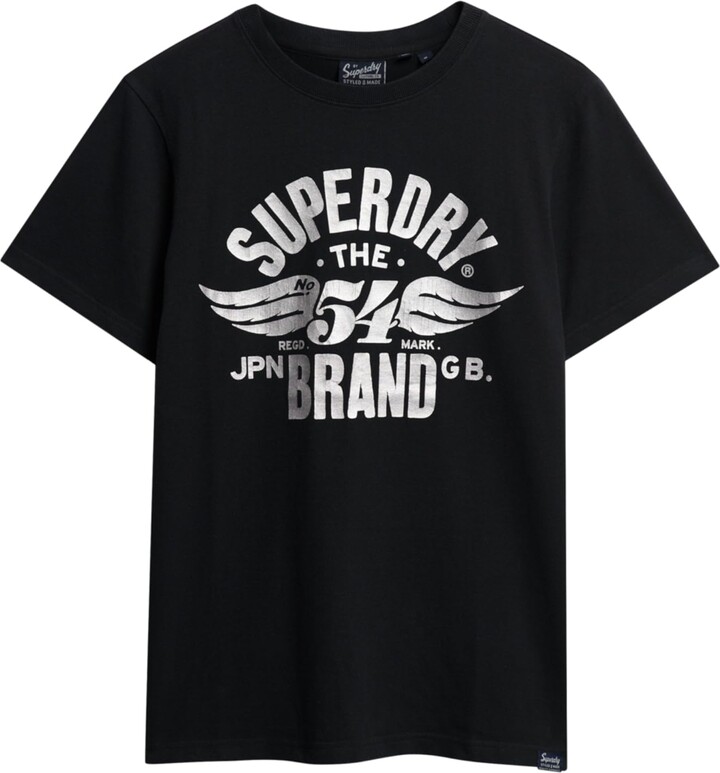 Superdry Vintage Athletic Chariot Crew Neck Top ShopStyle T-shirts