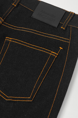 Alexander McQueen High-rise Flared Jeans - Black