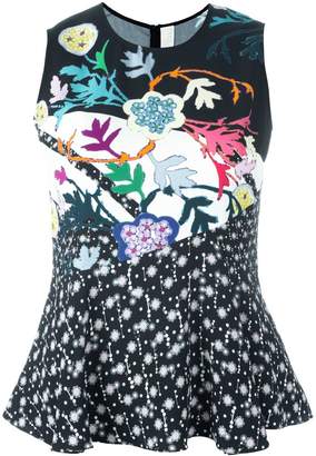 Peter Pilotto flared printed blouse