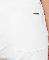 Thumbnail for your product : MICHAEL Michael Kors Straight-Leg Destructed Boyfriend Jeans, White Wash