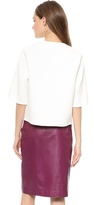 Thumbnail for your product : 3.1 Phillip Lim Boxy Shirt with Crystal Neckline