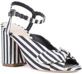 Thumbnail for your product : Loeffler Randall high heeled striped sandals