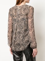 Thumbnail for your product : Veronica Beard Snakeskin Print Blouse