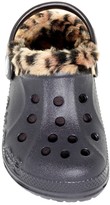 Thumbnail for your product : Crocs Baya Leopard Liner Clog (Toddler & Little Kids)