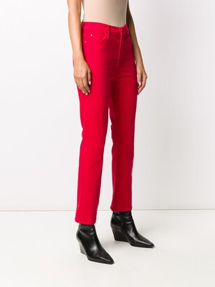 Mother Cropped Slim-Fit Jeans