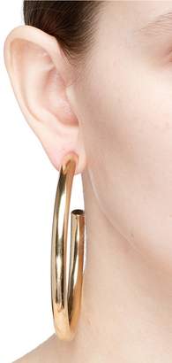Kenneth Jay Lane 80mm hoop earrings