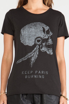 Thumbnail for your product : Zoe Karssen Keep Paris Burning Tee