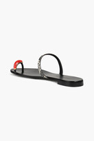 Thumbnail for your product : Giuseppe Zanotti Nuvorock embellished snake-effect leather sandals
