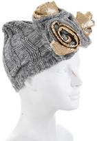 Thumbnail for your product : Diane von Furstenberg Woven Sequined Hat