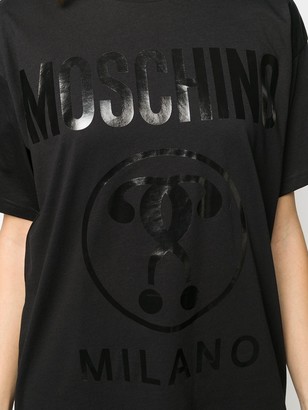 Moschino printed logo oversized T-shirt