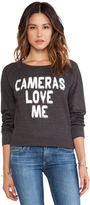 Thumbnail for your product : Local Celebrity Cameras Love Me Sweatshirt