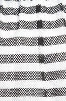 Thumbnail for your product : Soprano Stripe Mesh Skater Skirt (Juniors)