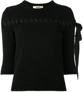 Fendi - embellished pullover - women - coton/Viscose/Cachemire - 40