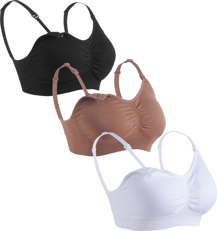 Under Control Women’s Adult Classic Fit Nursing Bra, 3 Pack Bras