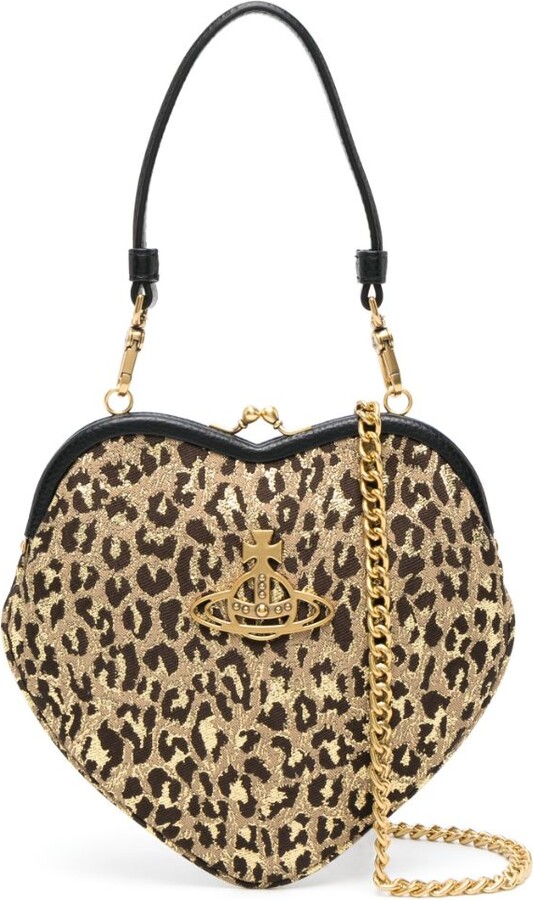 Belle Heart Frame Handbag in Black Vivienne Westwood