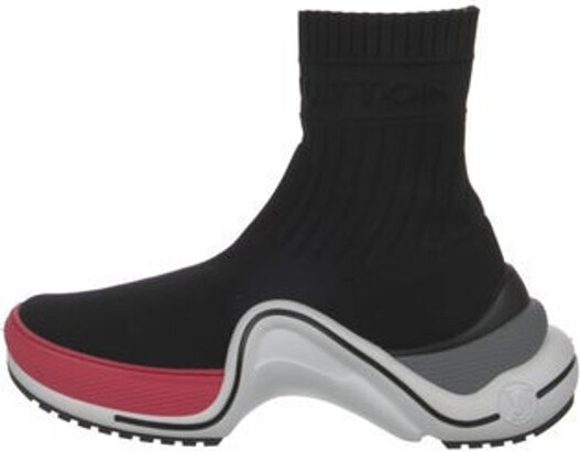 Louis Vuitton Colorblock Pattern Sock Boots - ShopStyle
