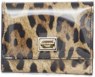 Dolce & Gabbana All-Over Leopard Printed Wallet