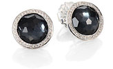 Thumbnail for your product : Ippolita Stella Hematite, Mother-Of-Pearl, Diamond & Sterling Silver Doublet Stud Earrings