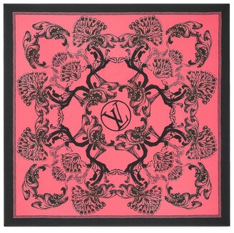 Louis Vuitton Floral Stamp Pleated Giant Square - ShopStyle 