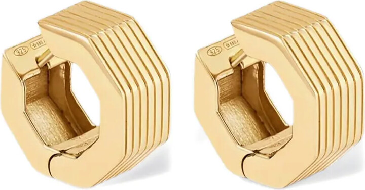 IVI small Aurelia octagon hoop earrings