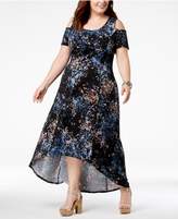 Thumbnail for your product : NY Collection Plus and Petite Plus Size Cold-Shoulder Fit and Flare Dress