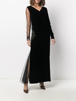 Thumbnail for your product : Gianfranco Ferré Pre-Owned 1990s Sheer Panel Evening Gown