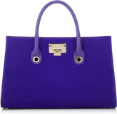 Thumbnail for your product : Jimmy Choo Riley Violet Suede Tote Bag