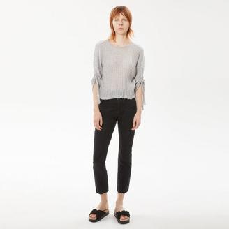 Helmut Lang Cashmere Fray Sweater