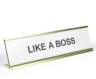 Fred & Friends "Like A Boss" Desk Sign