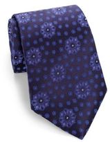 Thumbnail for your product : Armani Collezioni Tonal Flower Medallion Silk Tie
