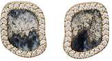 Thumbnail for your product : Monique Péan Women's White Diamond & Woolly Mammoth Tooth-Root Stud Earrings