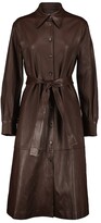 Thumbnail for your product : STOULS Nine leather midi dress