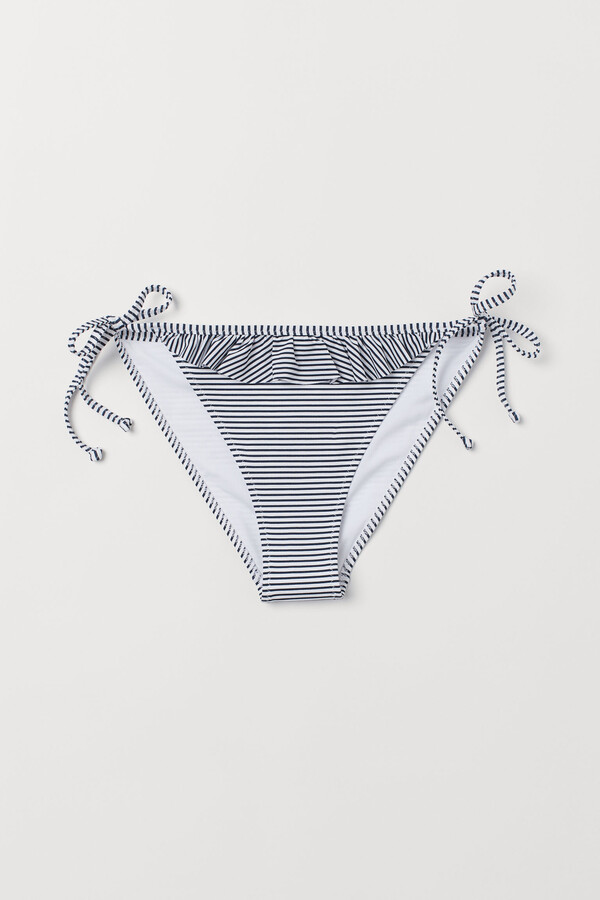 H&M Tie tanga bikini bottoms - ShopStyle Two Piece Swimsuits