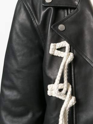 J.W.Anderson women's biker jacket with toggle detail