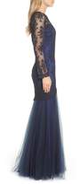 Thumbnail for your product : Tadashi Shoji Corded Lace & Tulle Gown
